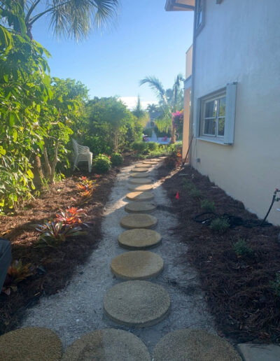 Landscaping stepping stones